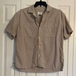 American Eagle Outfitters Light Brown Casual Shirt
